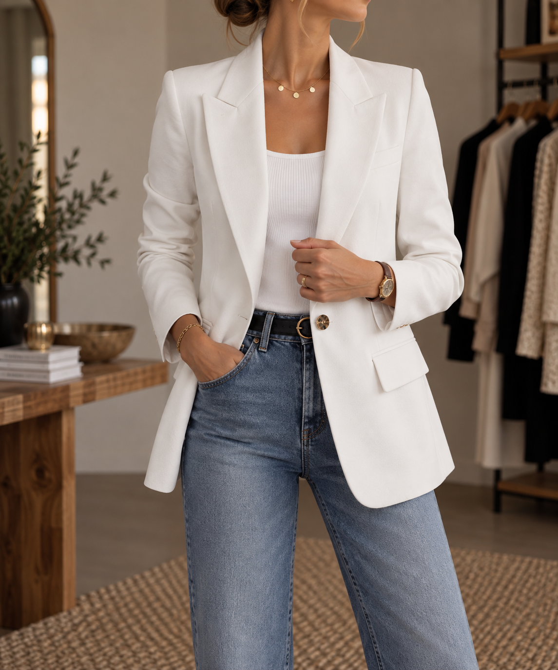 Claire Women's Cashmere Blazer