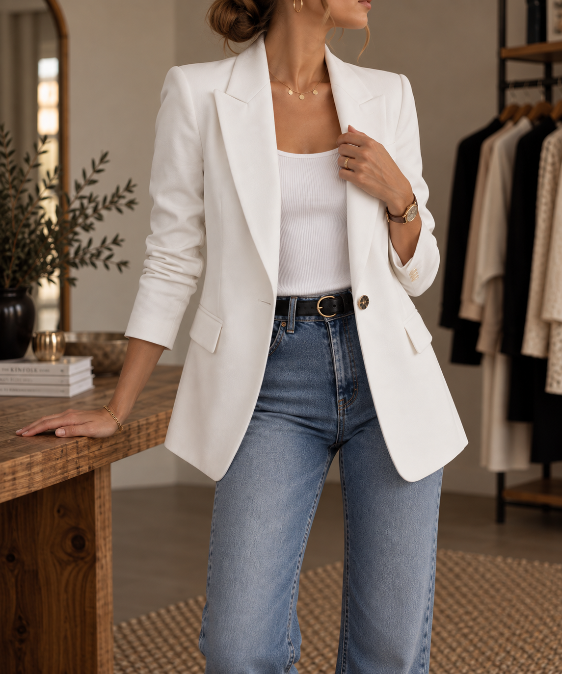 Claire Women's Cashmere Blazer
