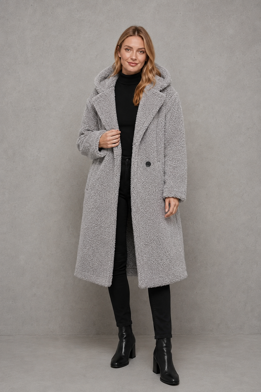 Beatrice | Hooded Quilted Longline Padded Winter Coat