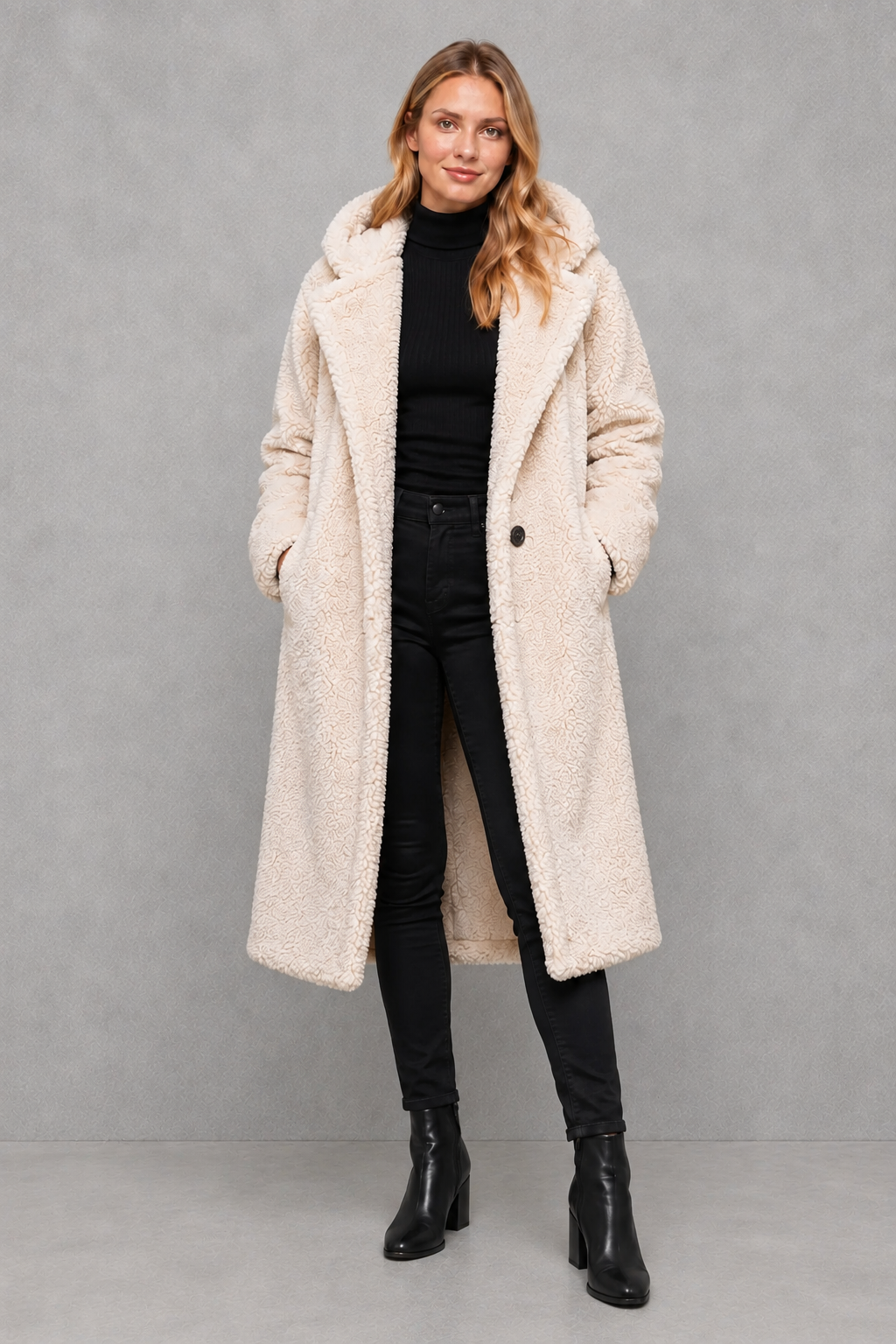 Beatrice | Hooded Quilted Longline Padded Winter Coat