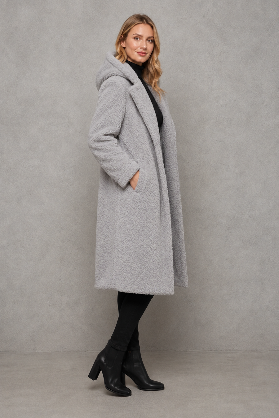 Beatrice | Hooded Quilted Longline Padded Winter Coat