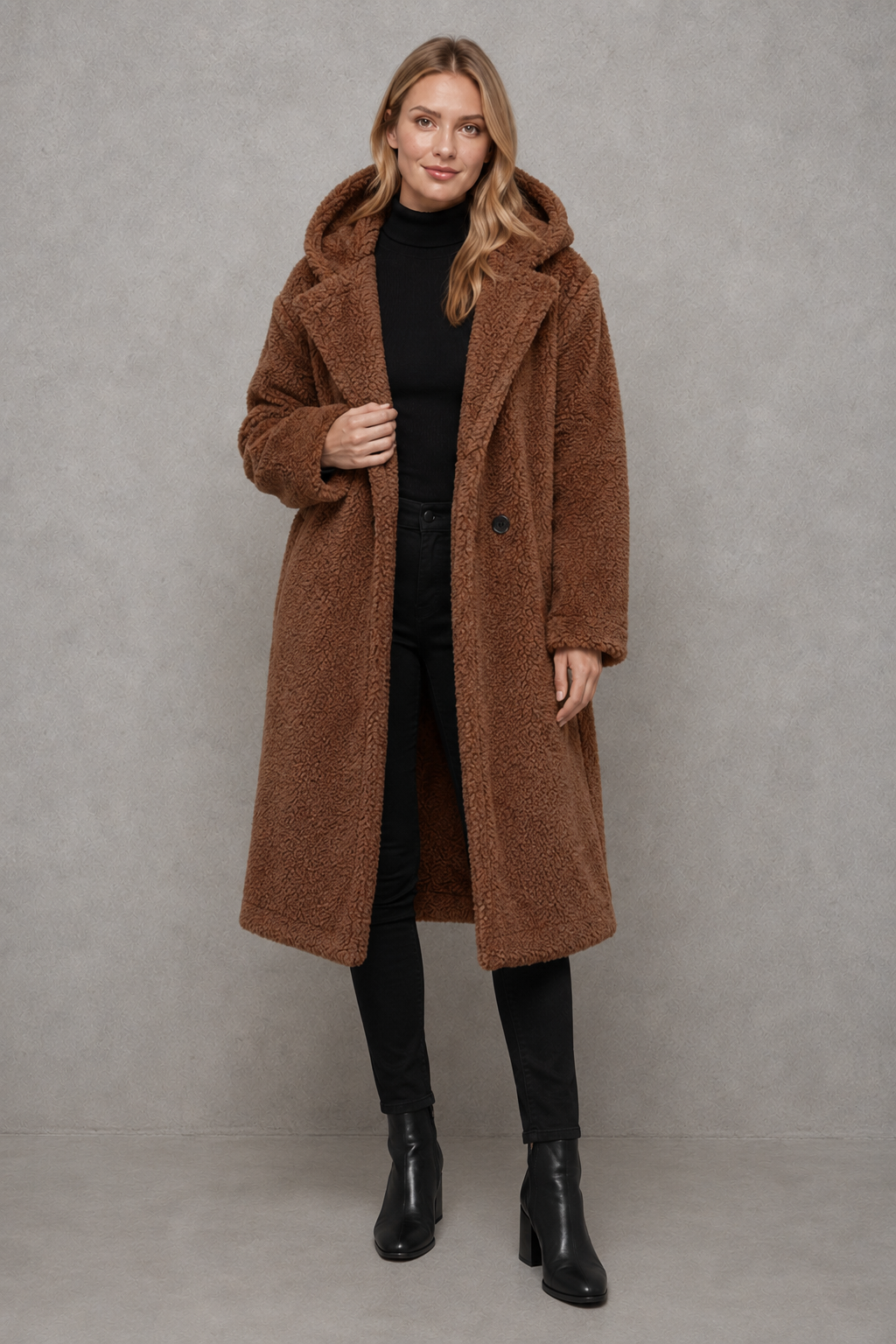 Beatrice | Hooded Quilted Longline Padded Winter Coat