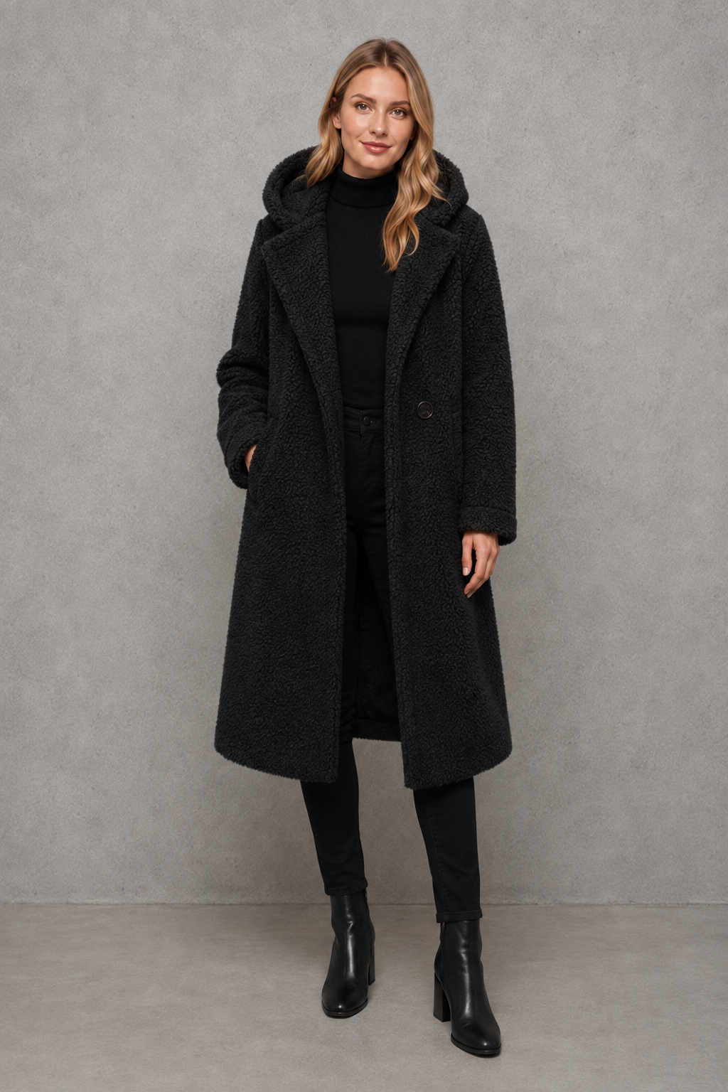 Beatrice | Hooded Quilted Longline Padded Winter Coat