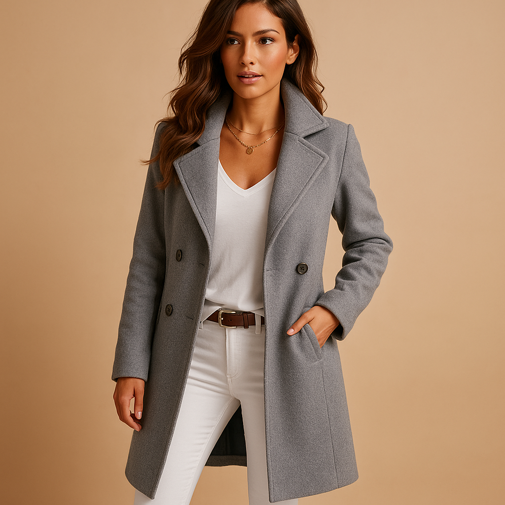 Long elegant coat for women | Felicity
