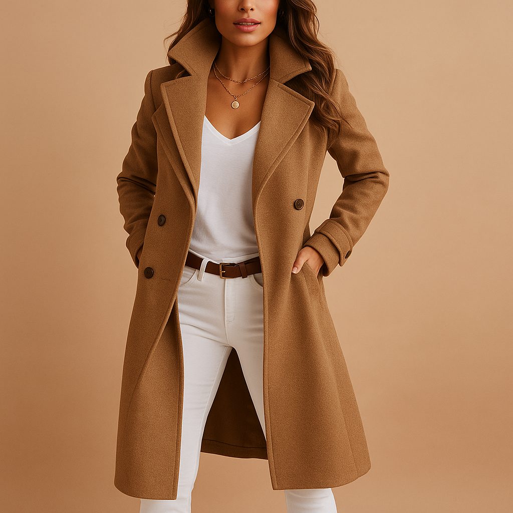 Long elegant coat for women | Felicity